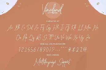 Vineland Handwriting font