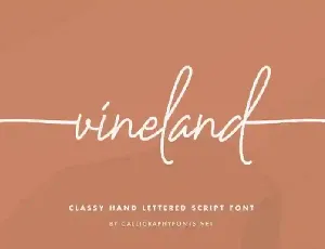 Vineland Handwriting font