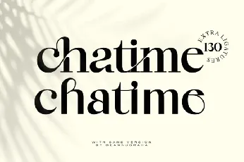 Chatime font