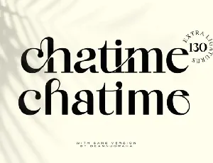 Chatime font