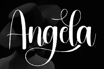 Angela Script font