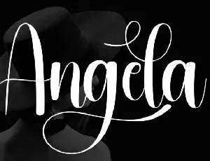 Angela Script font