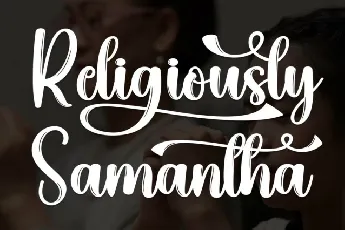 Religiously Samanta font