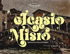 Elcasio Misro font