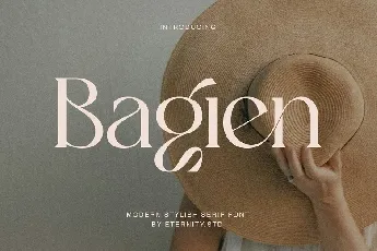 Bagien font