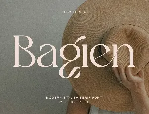 Bagien font