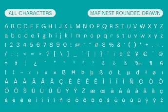 Mafinest Rounded Drawn font