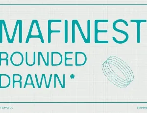 Mafinest Rounded Drawn font