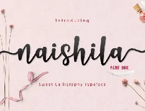 Naishila Dancing Script font