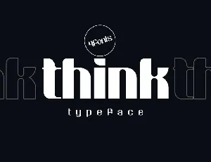 Think Typeface font