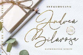 Andrea Bilarosa font