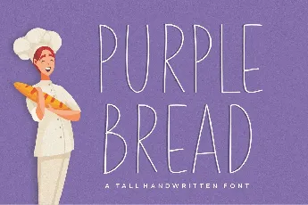 Purple Bread font