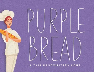 Purple Bread font