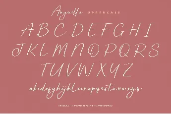 Anguilla font