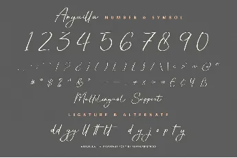 Anguilla font