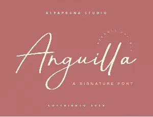 Anguilla font