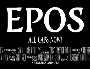 Epos font