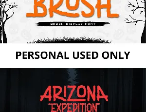 Black Brush font