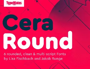 Cera Round Pro Family font