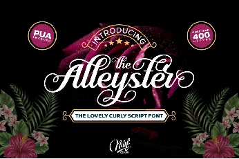 Alleyster Script font