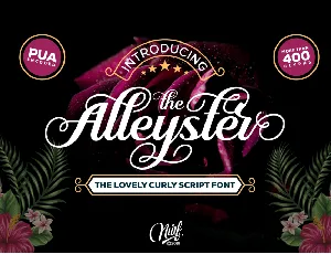 Alleyster Script font