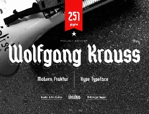 Wolfgang Krauss font