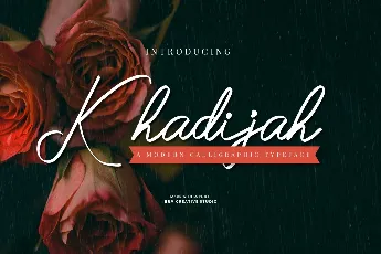 Khadijah Personal Use font