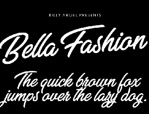 Bella Fashion Free Download font