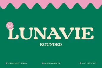 Lunavie Rounded font