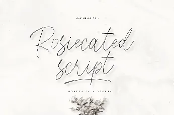 Demo Rosiecated font