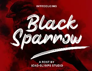 Black Sparrow font