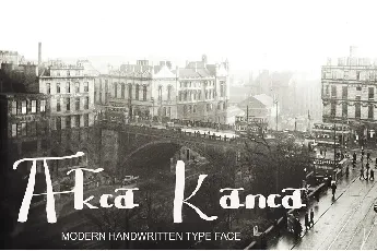 AKCA KANCA font