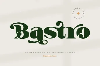 Bastro font