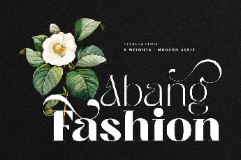 Abang Fashion font