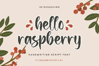 Hello Raspberry font