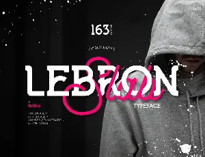 Lebron Slab font