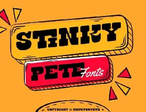 Stinky Pete Display font