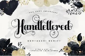 Sortdecai Script font