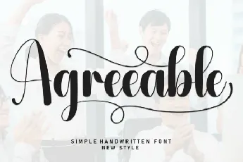 Agreeable font