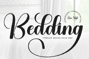 Bedding Script font