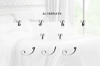 Bedding Script font