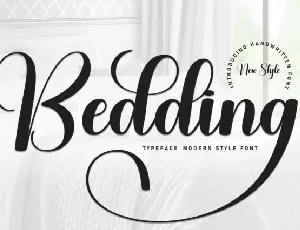 Bedding Script font