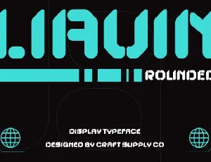 Liavin Rounded font