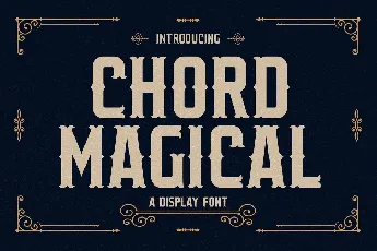 Chord Magical font