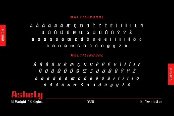 Ashety Personal use font