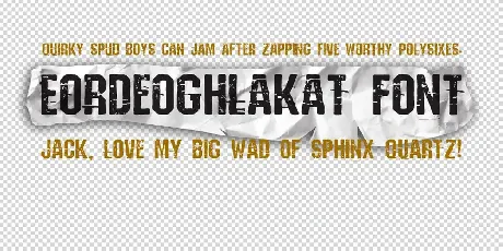 Eordeoghlakat font