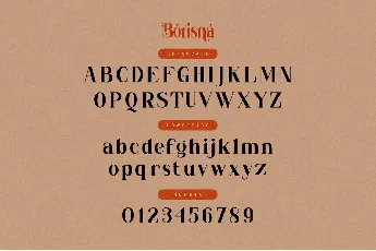 Borisna font