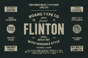 Flinton font