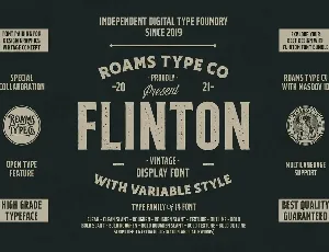 Flinton font