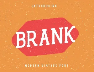 Brank font